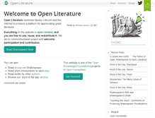 Tablet Screenshot of openliterature.net
